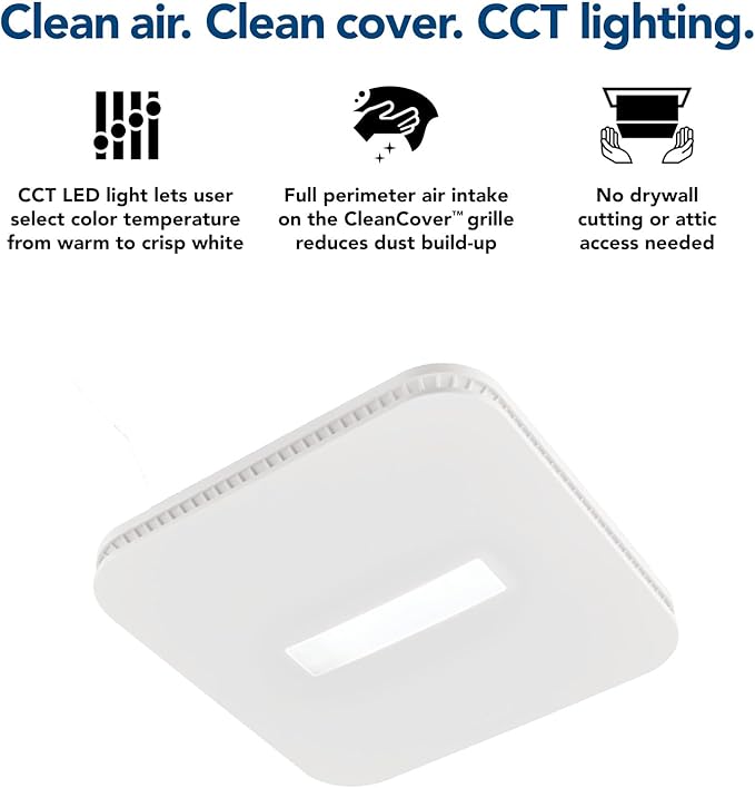 Broan-NuTone Bathroom Exhaust Fan – Retrofit Design Replaces Existing Fan - Image 5