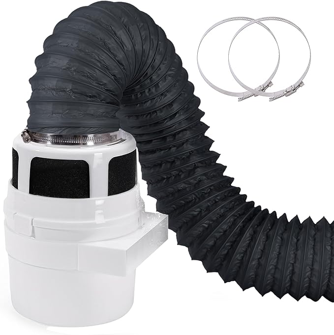 【Upgraded】 3 in 1 Indoor Dryer Vent Kit Lint Trap by NOORNYGroup
