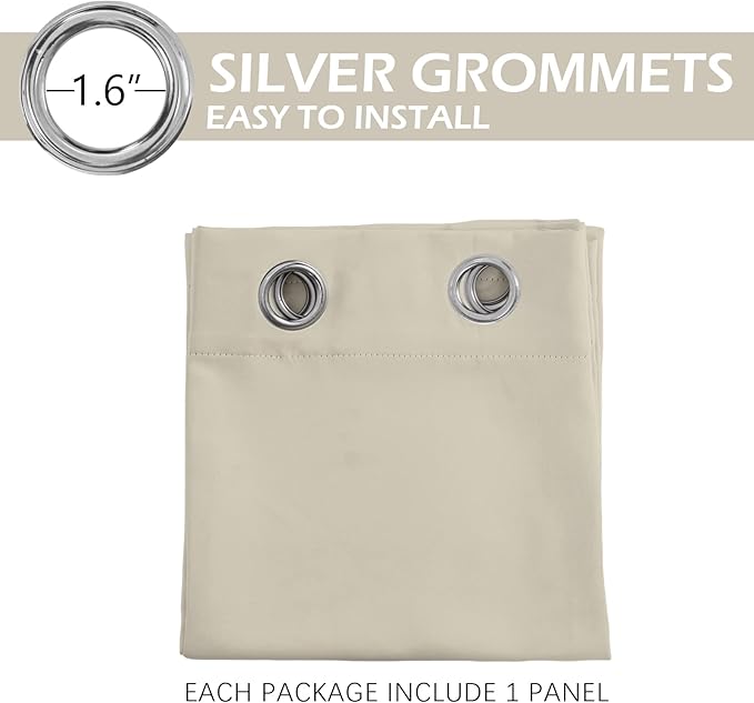 MYSKY HOME Blackout Door Curtains - Image 2