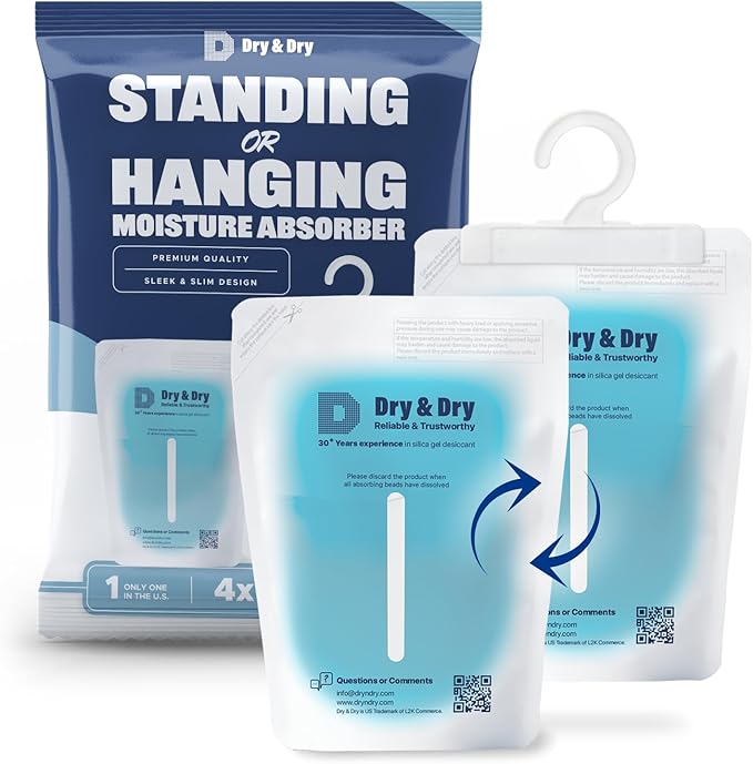Dry & Dry 5 Packs Hybrid Moisture Absorbers & Musty Odor Eliminator - Image 8