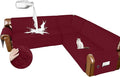 Arfntevss Waterproof Sectional Couch Covers L Shape Washable Velvet Sofa Cover by Arfntevss