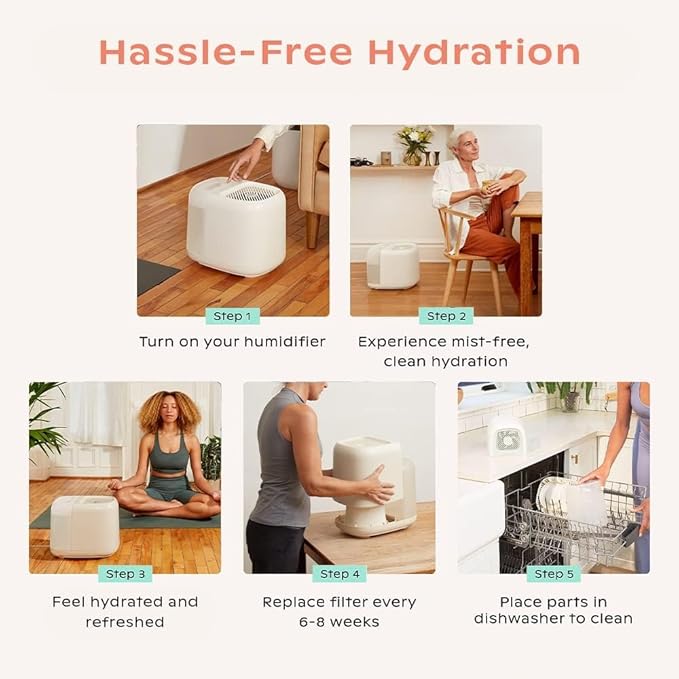 Canopy Large Room Humidifier, Large Living Space, 36HR Run Time, 5.5L Tank - Image 6