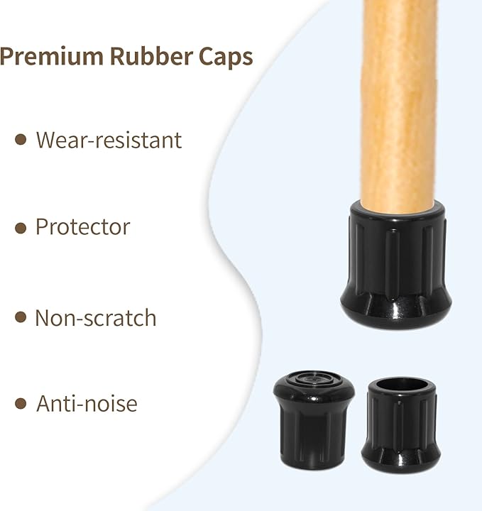 Flyshop 1", 25 mm Chair Leg Caps Furniture Table Covers Floor Protectors - Image 6