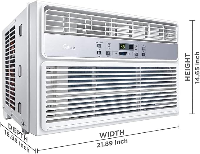 Midea 12, 000 BTU EasyCool Window Air Conditioner, Dehumidifier and Fan - Image 8