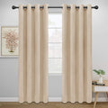 Easy-Going Blackout Curtains for Bedroom, Solid Thermal Insulated Grommet and by Easy-Going