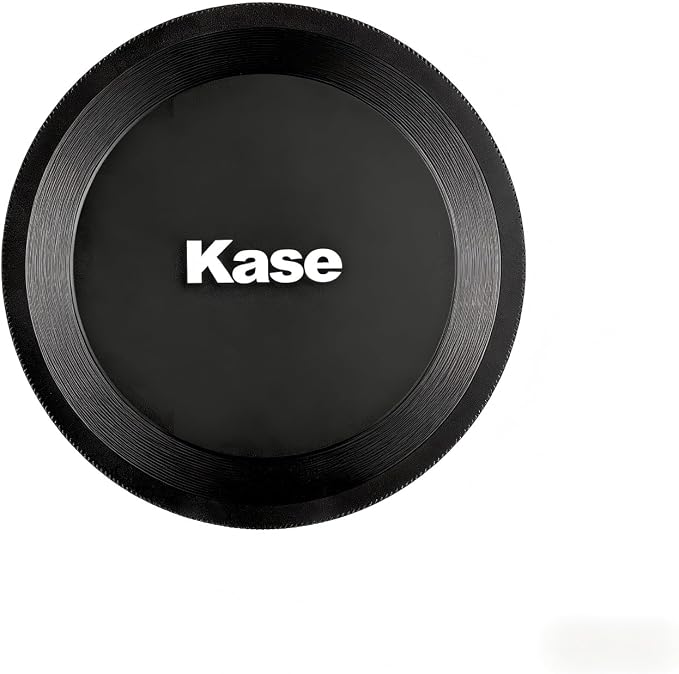 Kase 49mm Front Lens Cap, Magnetic CNC Aluminum + Optical Glass, Quick Press-On by KaseFilter
