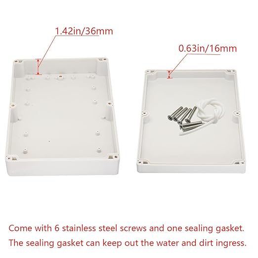 Project Box IP65 Waterproof Junction Box ABS Plastic Electrical Boxes DIY - Image 4