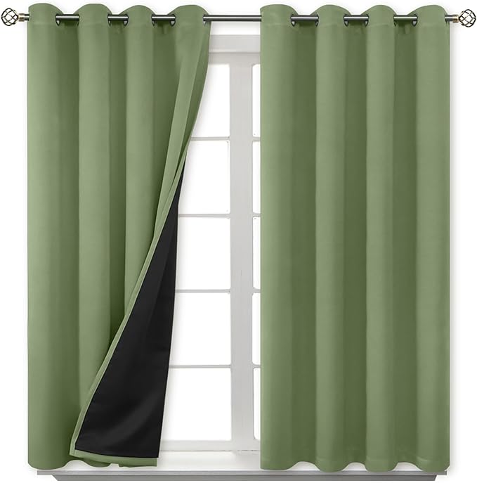 BGment Short 100% Blackout Curtains - Image 8