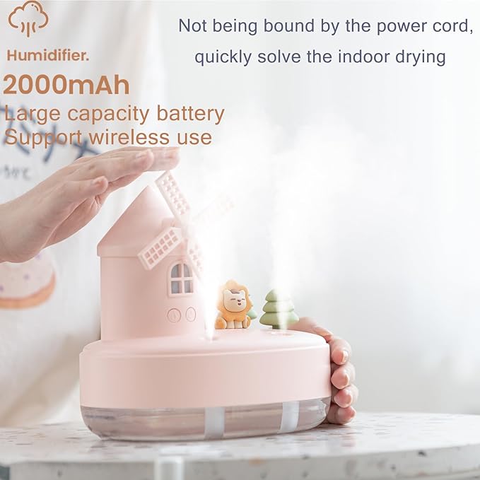 Ultrasonic Humidifiers for Bedroom and Office, Cold fog humidifier - Image 4