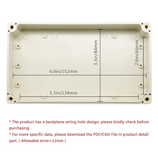 LeMotech ABS Plastic Junction Box Dustproof Waterproof IP65 Electrical - Image 5