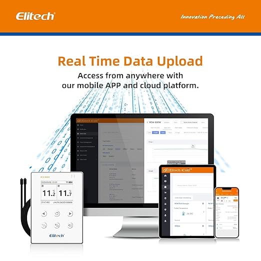 Elitech WiFi Digital Temperature Data Logger, 2.4GHz/5GHz WiFi Remote Real-Time - Image 5