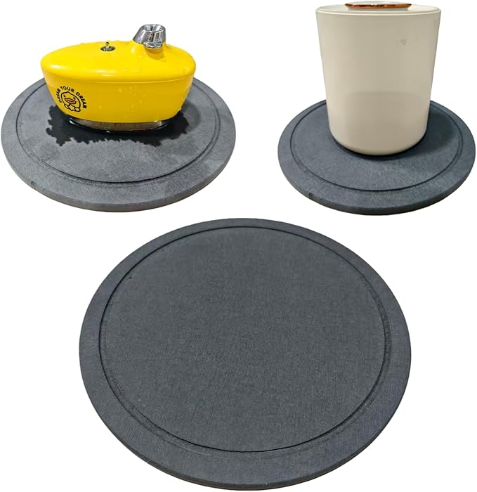 Stone Drying Mat for Mini Humidifiers, Absorbs Water Drips Round Diatomaceous by Unknown