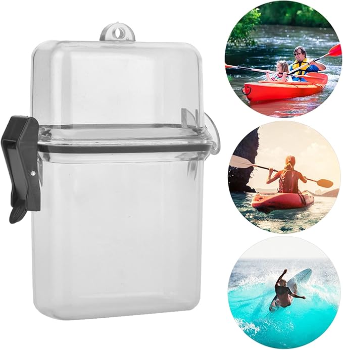 Tbest Boat Dry Bags, Waterproof Phone Pouch, Plastic Transparent Underwater - Image 2
