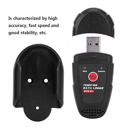 Temperature Humidity Data Logger Alarm LED, 16384 Data USB Export, BTH81 - Image 4