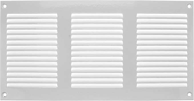 Vent Systems 12'' x 6'' Inch White Metal Vent Duct Cover by VentSystems