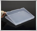 Portable A4 File Box Transparent Plastic Box Document Paper Protector Desk by Co-link