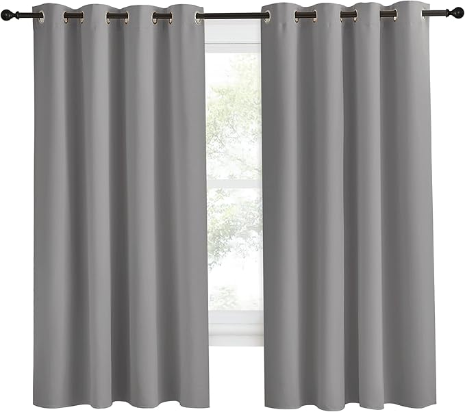 NICETOWN Blackout Curtain & Drape 68 inch Length, 55 inch Wide, Sold by 1 Panel - Image 2