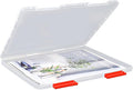 SAYEEC Portable Project Case A4 Plastic Transparent File Storage Box by SAYEEC