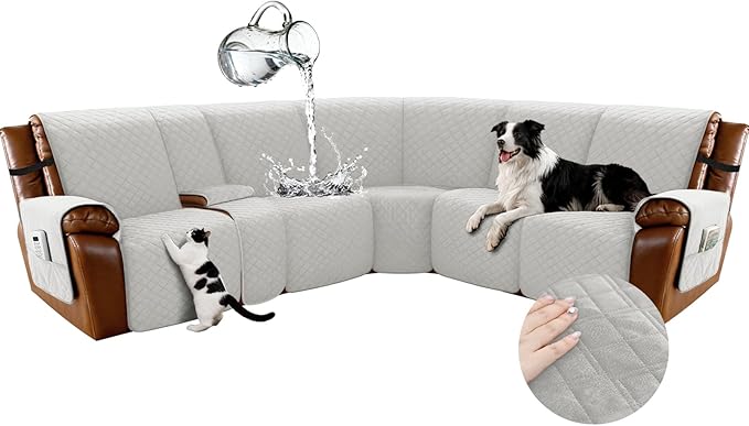 Arfntevss Waterproof Recliner Sectional Couch Covers by Arfntevss