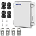 Waterproof Outdoor Project ABS Plastic Junction Box IP67 Weatherproof Dustproof by XINYIELE