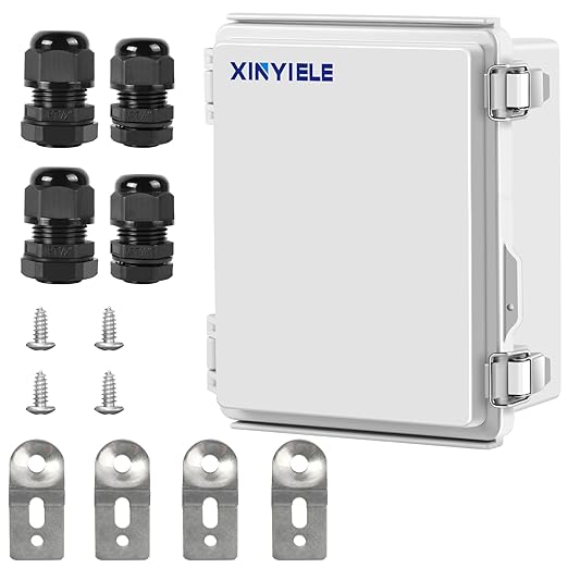 Waterproof Outdoor Project ABS Plastic Junction Box IP67 Weatherproof Dustproof by XINYIELE