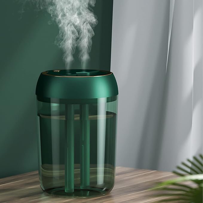 Humidifier, Double Nozzle Humidifiers, 1.8 Liters Large Capacity in Home Office - Image 3