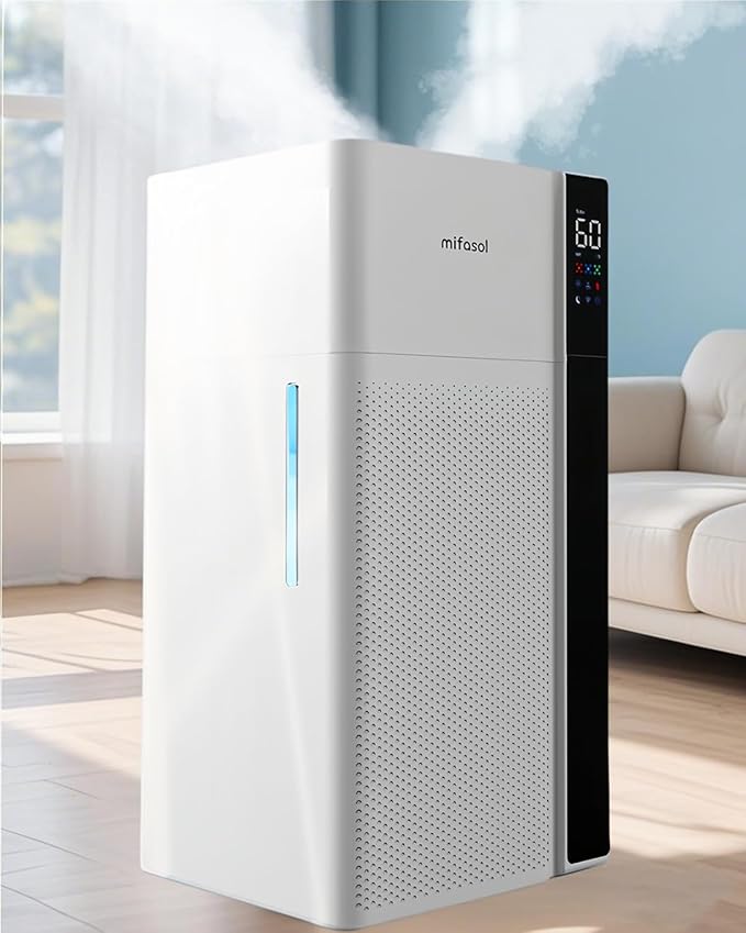 Mifasol Humidifier Large Room Warm and Cool Mist, 5.3Gal/20L Humidifiers by PureComfortPerfectHumidity