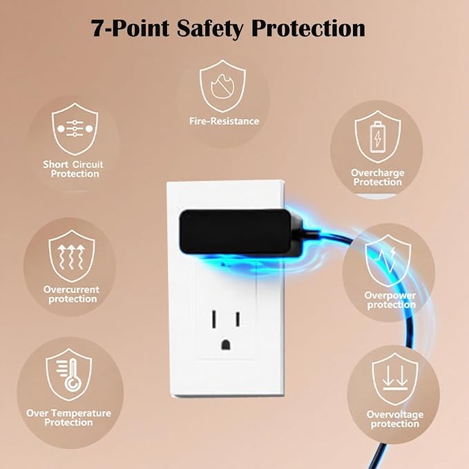 12V Adapter for Tailulu AP050 Air Purifier HEPA Filter Portable Cleaner | Sleep - Image 4