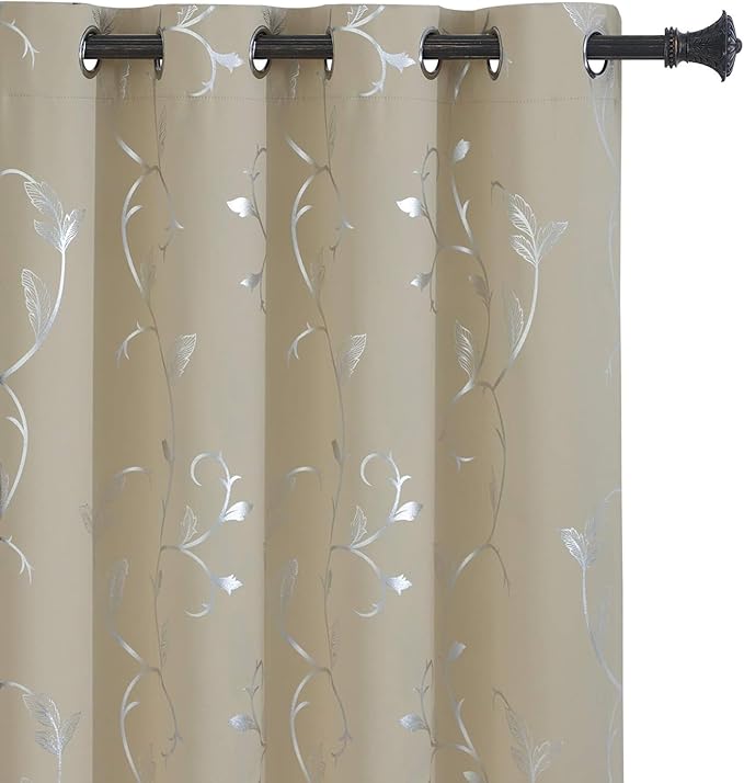 BUHUA Blackout Curtains for Sliding Door Extral Wide Room Divider Blackout - Image 8