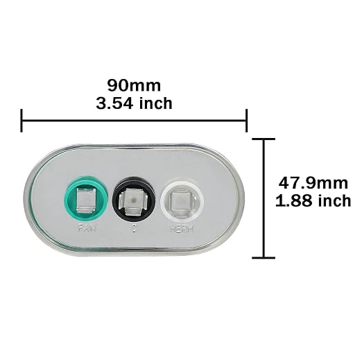 VEXUNGA 80/5 uF 80+5 MFD 370V 440V 450V Oval Dual Run Start AC Capacitor 80 5 - Image 3