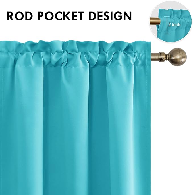 DWCN Blackout Curtains – Thermal Insulated, Energy Saving & Noise Reducing - Image 4