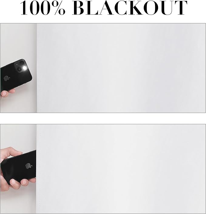NICETOWN 100% Blackout Curtain Liners, Curtain Lining - Image 2