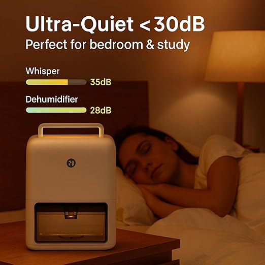 Aeronova 60oz Dehumidifier for Home, 1.8L Large Water Tank, Small Dehumidifier - Image 4