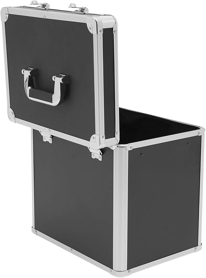 Metal Locking File Organizer Box, 13.8*10*13.4 inch Portable Locking Storage - Image 8