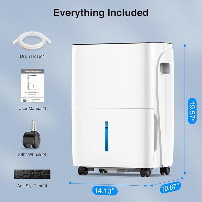 ZAFRO Dehumidifiers for Home and Basement - Image 8