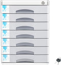 7 Tier Desktop Drawer Organizer, Aluminum Alloy File Organizer, Desktop Drawer by SimpMyloobe