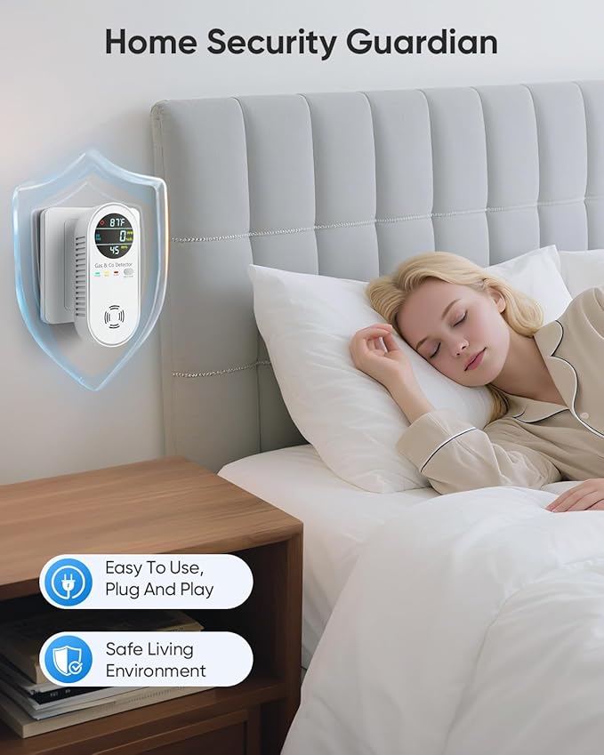 Carbon Monoxide Detectors & Natural Gas Detector, 4-in-1 Carbon Monoxide - Image 6