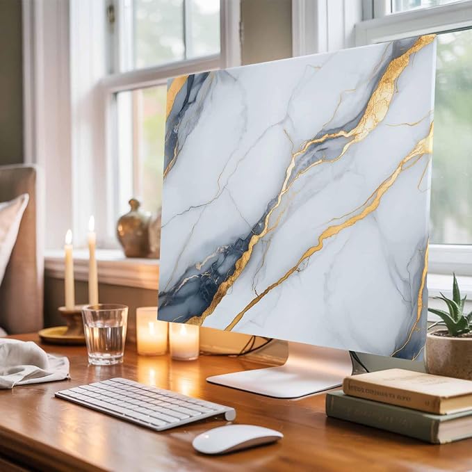 BEMIGO Elastic Indoor TV Cover 85" Dust Protector, Modern Ink Painting Art - Image 8