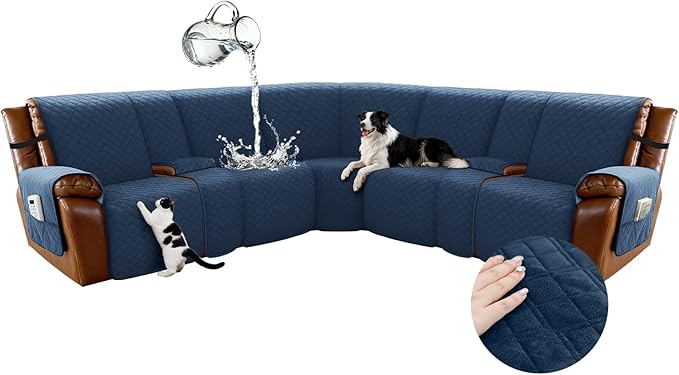 Arfntevss Waterproof Recliner Sectional Couch Covers by Arfntevss