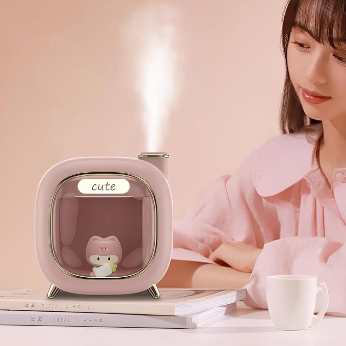 Cute Pet Humidifier, 13.5oz Creative TV Humidifier, USB Plug in Use, Desktop - Image 6