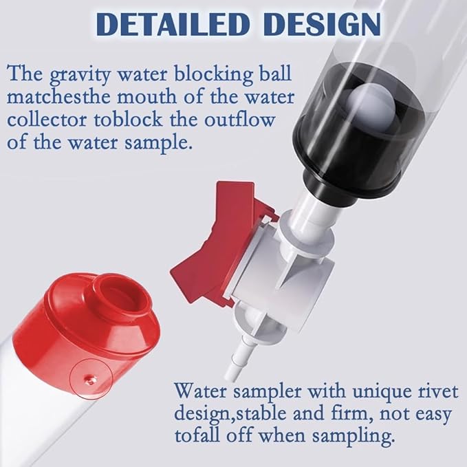 Water Sampler Tube, Ultra Light PE Liquid Sampling Device - Image 5