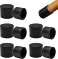 10 Pcs 1-3/16" Round Chair Leg Tips Caps, Silicone Rubber Furniture Leg Floor by BOPOREAE