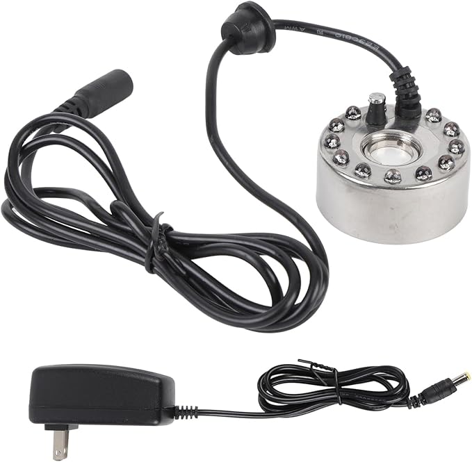 Zerodis Gardening Supplies Mini Pond Mist Maker Indoor Water Fountain Fog - Image 6