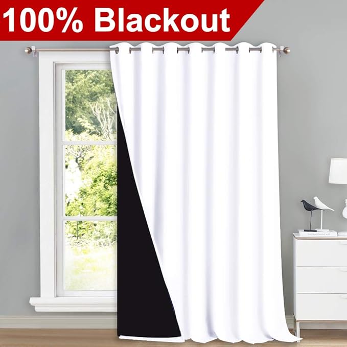 NICETOWN Sound Reducing Room Divider Curtain, Privacy Assured, Full Shading - Image 2