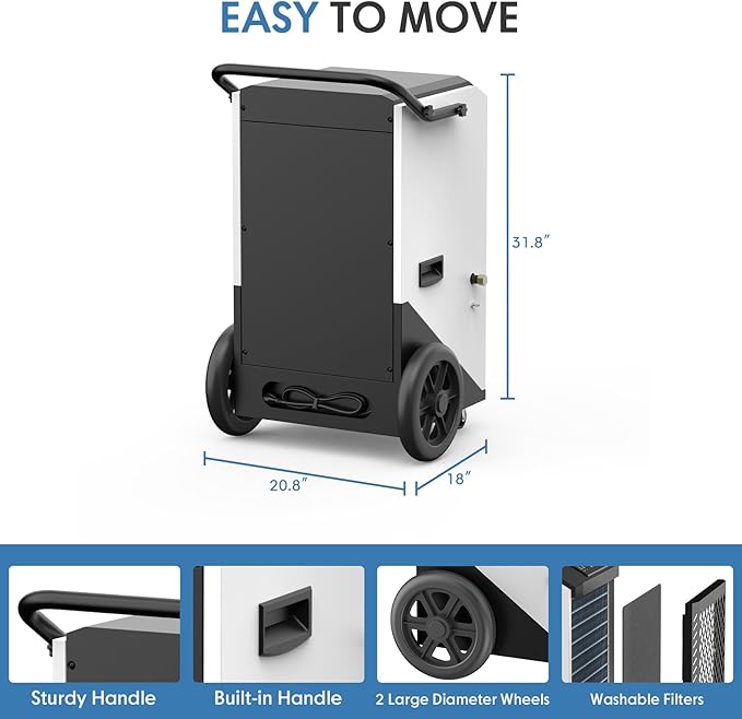 250 Pint Commercial Dehumidifier - Image 7