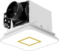Fitop Bathroom Fan with Light, 110CFM 1.0 Sones 1200lm LED Light by Fitop