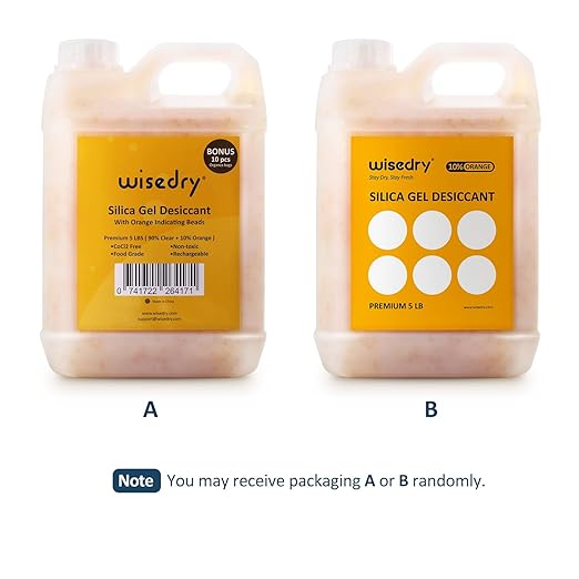 wisedry Silica Gel Beads Reusable Color Indicating Rechargeable Desiccant Bulk - Image 7