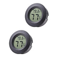 2-Pack Mini Hygrometer Thermometer Fahrenheit or Celsius Meter Digital LCD by BuynowonVeanic