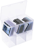 Toploader Storage Box for 100 + 3" x 4" 35pt Rigid Card, Trading Card Storage by CDBXPRG