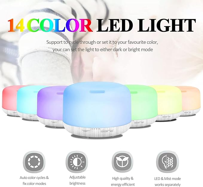 Humidifiers for Bedroom Large Room Home Baby Kids Whole House Hotel Office Desk - Image 2